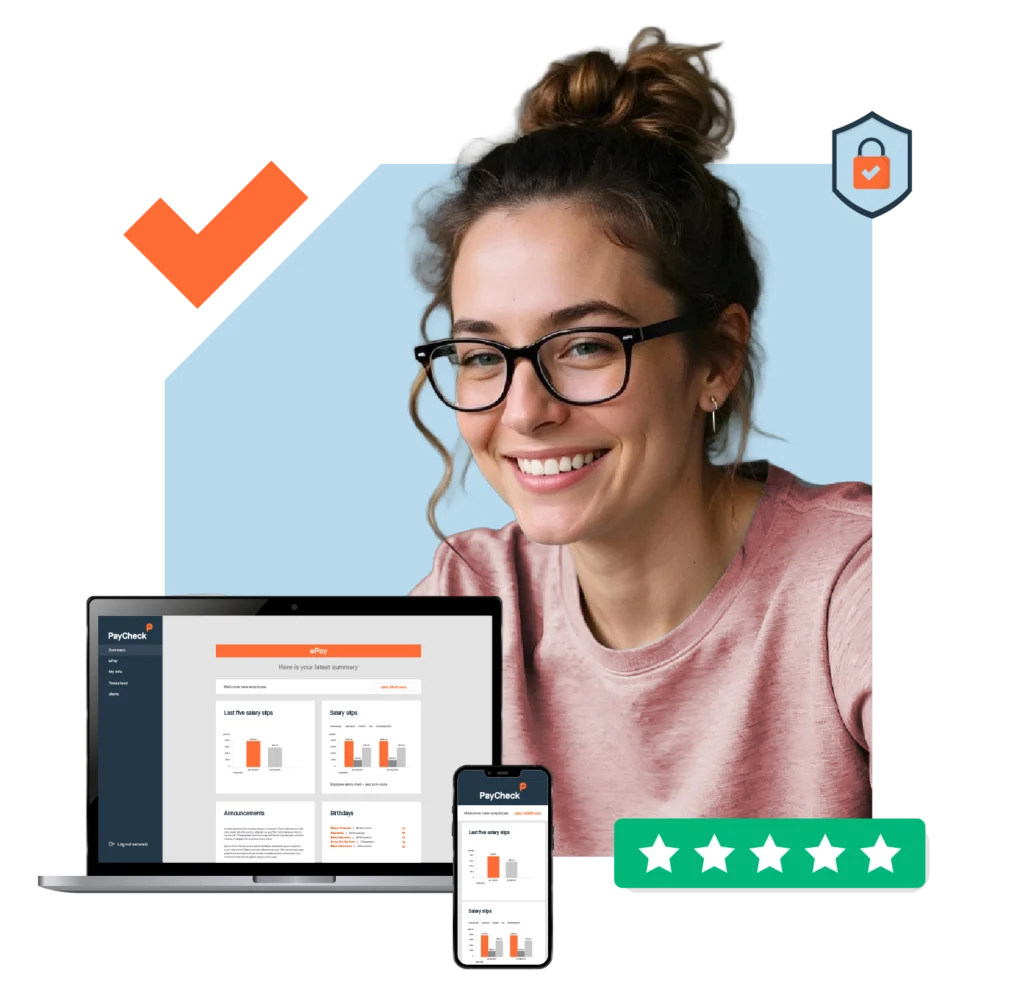 payroll software and happy employer