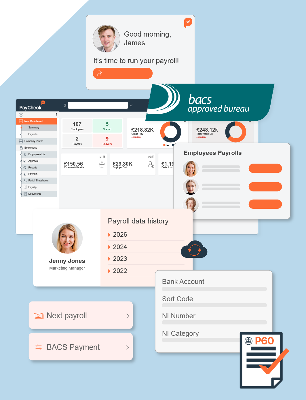 payroll software and features