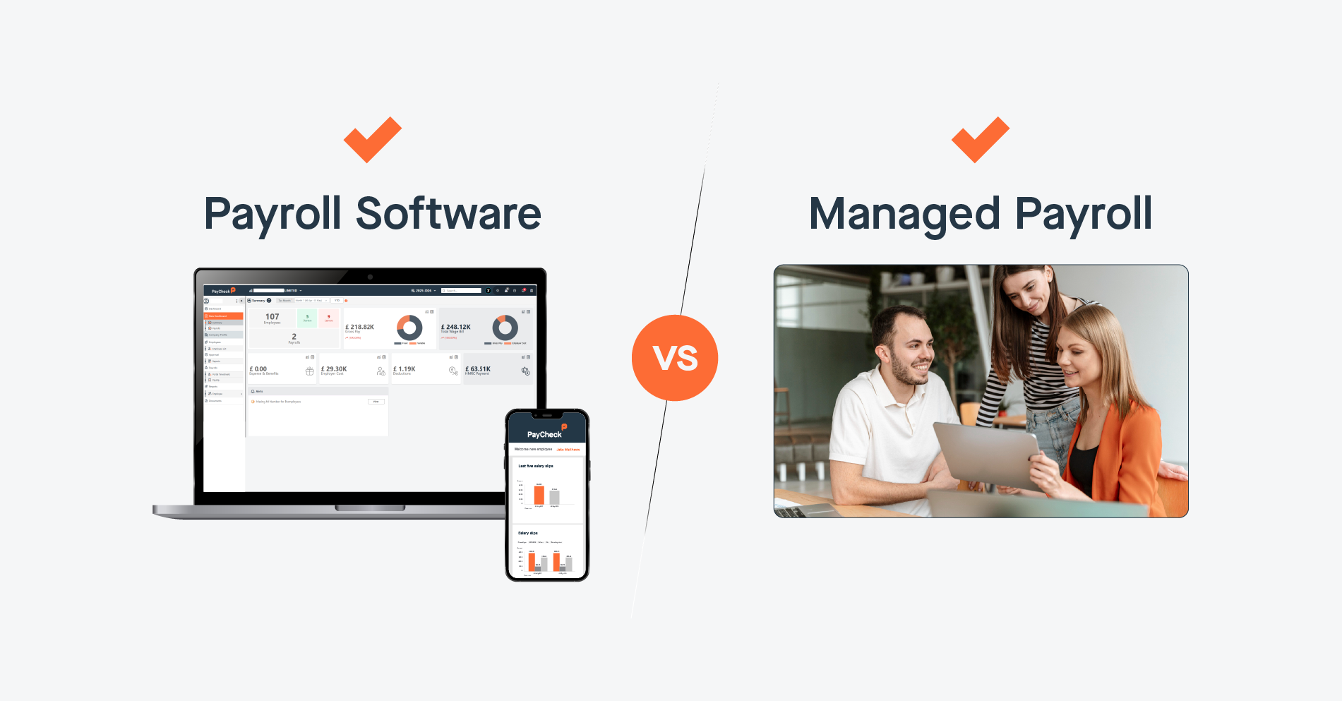 Payroll software vs fully managed payroll services